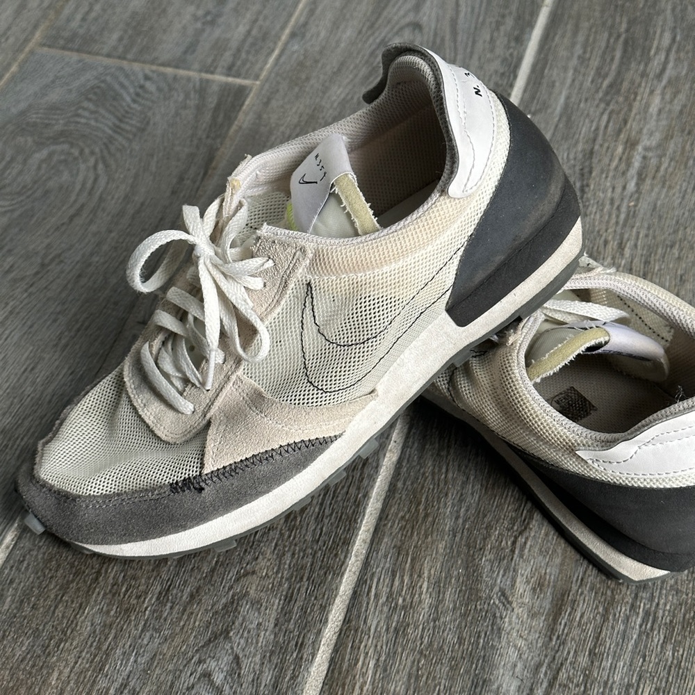 Nike Daybreak Type Summit White/Light Orewood Brown-Iron Grey Size 9
